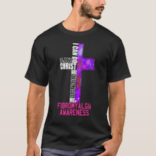 Bestrijding van fibromyalgie krijger Paarse lintpi T-shirt