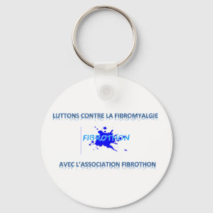 bestrijding van fibromyalgie sleutelhanger