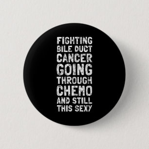 Bestrijding van galwegkanker Chemo Y Quote Inspira Ronde Button 5,7 Cm