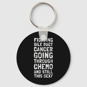Bestrijding van galwegkanker Chemo Y Quote Inspira Sleutelhanger