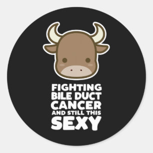 Bestrijding van galwegkanker nog steeds deze y quo ronde sticker