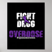 Bestrijding van geneesmiddelen Overdosering Opioïd Poster (Voorkant)