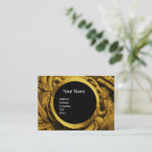 BESTRIJDING VAN GRIFFINS MONOGRAM, goudzwart Visitekaartje (Staand voorkant)