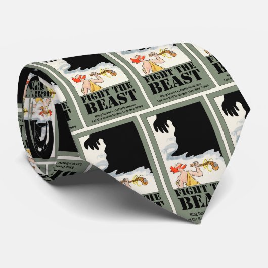 bestrijding van het beest - stropdas (Opgerold)