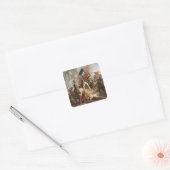 Bestrijding van het Hotel de Ville Vierkante Sticker (Envelop)