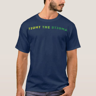 Bestrijding van het stigma, bewustmaking van de ge t-shirt