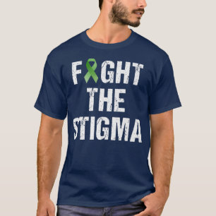 Bestrijding van het stigma, bewustmaking van de ge t-shirt