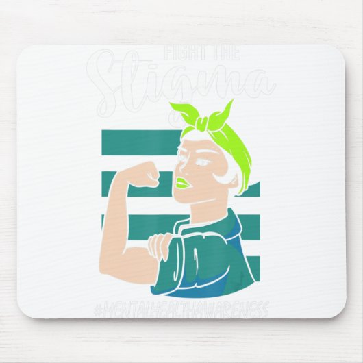 Bestrijding van het Stigma Mind Stability Awarenes Muismat (Voorkant)