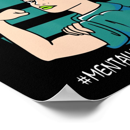 Bestrijding van het Stigma Mind Stability Awarenes Poster (Hoek)