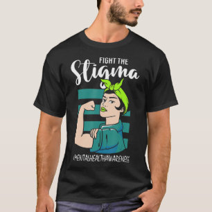 Bestrijding van het Stigma Mind Stability Awarenes T-shirt