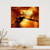 Bestrijding van het storm poster (Keuken)