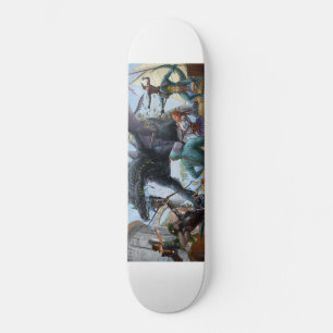 Bestrijding van het zwarte drakenskateboard persoonlijk skateboard