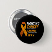 Bestrijding van kanker leukemie en bewustzijn van ronde button 5,7 cm (Voorkant /achterkant)