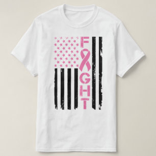 Bestrijding van kanker Witte T-shirt