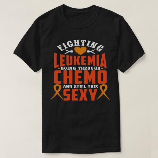 BESTRIJDING VAN LEUKEMIE GAAN DOOR CHEMO EN nog st T-shirt (Design voorkant)