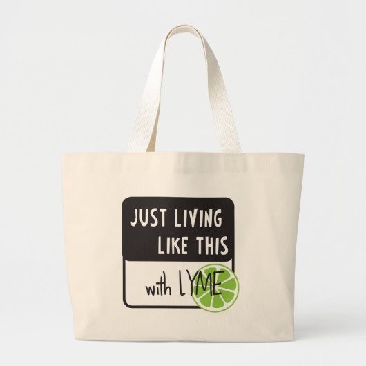 Bestrijding van LYME-ziekte Grote Tote Bag (Voorkant)