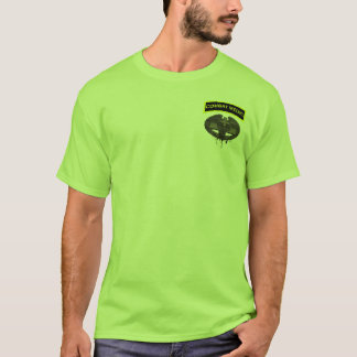 BESTRIJDING VAN MIDDELGROOT BADGE T-SHIRT