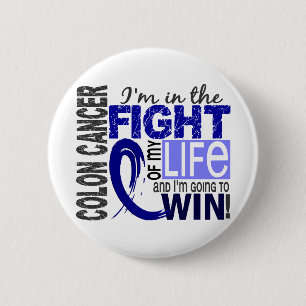 Bestrijding van mijn leven, Colon Cancer Ronde Button 5,7 Cm