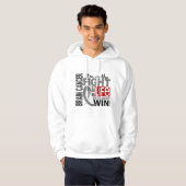 Bestrijding van mijn leven hersenkanker hoodie (Voorkant volledig)