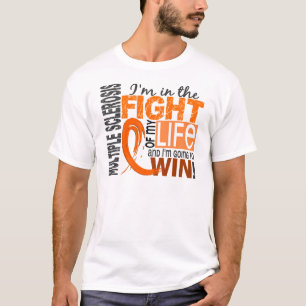 Bestrijding van mijn leven multiple sclerose t-shirt