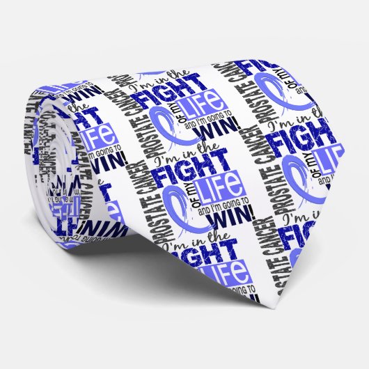 Bestrijding van mijn leven prostaatkanker stropdas (Opgerold)