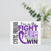 Bestrijding van mijn levenscyclische fibrose briefkaart (Staand voorkant)