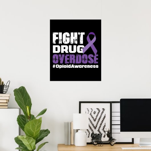 Bestrijding van overdosering poster (Thuiskantoor)