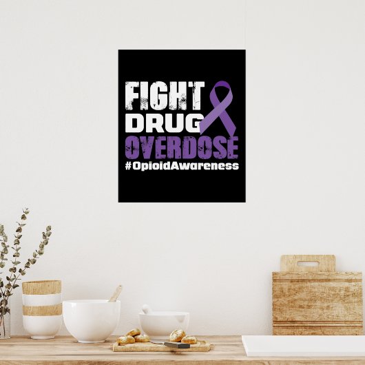 Bestrijding van overdosering poster (Keuken)