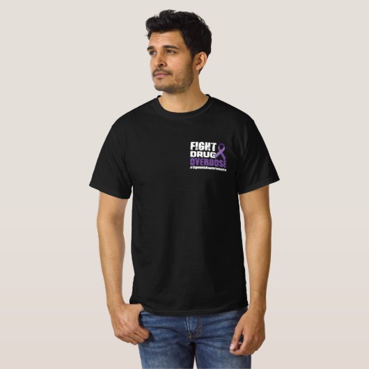Bestrijding van overdosering t-shirt (Voorkant volledig)