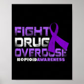 Bestrijding van overdosis opioïd Bewustzijn Grafis Poster (Voorkant)