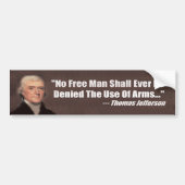 Bestrijding van Pistool - Rechten van de Pistool Bumpersticker (Voorkant)