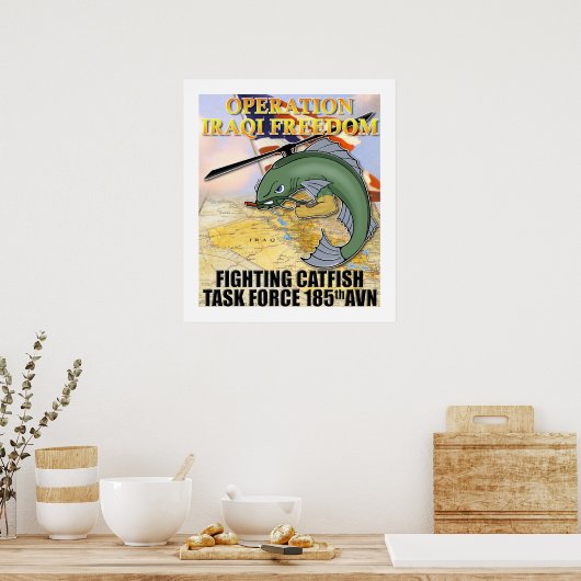 Bestrijding van Poster van de vangst (Keuken)