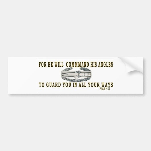 BESTRIJDING VAN PSALM 91 BUMPERSTICKER (Voorkant)