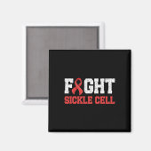 Bestrijding van sikkelcelanemie Fight SCD Awarenes Magneet (Voorkant / Achterkant)