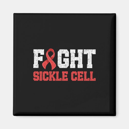 Bestrijding van sikkelcelanemie Fight SCD Awarenes Magneet (Voorkant)