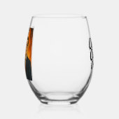 Bestrijding van Stemless Wine Glass Wijnglas Zonder Voet (Rechts)