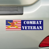 BESTRIJDING VAN VETERAN BUMPERSTICKER (Op auto)