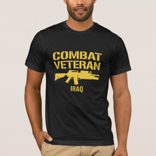 BESTRIJDING VAN VETERAN-IRAK T-SHIRT (Voorkant)