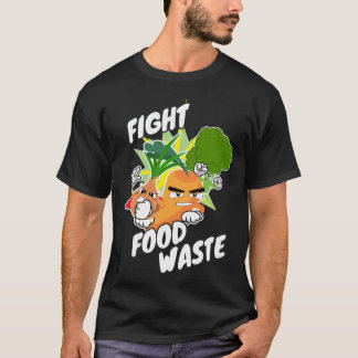 Bestrijding van voedselverspilling t-shirt