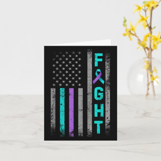 Bestrijding van zelfmoordpreventie Bewustzijn Amer Kaart (Gele Bloem)