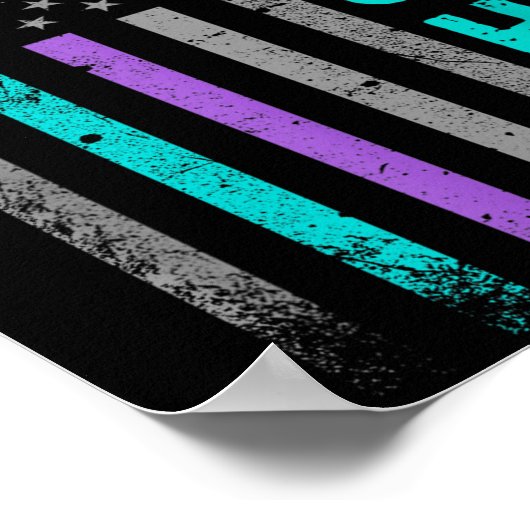 Bestrijding van zelfmoordpreventie Bewustzijn Amer Poster (Hoek)