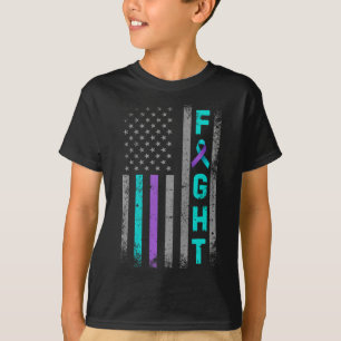 Bestrijding van zelfmoordpreventie Bewustzijn Amer T-shirt