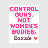 Bestrijdingsmiddelen pistolen Niet de lichamen van Sticker (Vel)