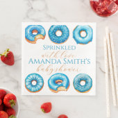 Bestrooid met liefde Baby shower servetten (Insitu)