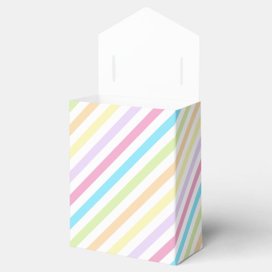 Bestrooid met liefde Baby Sprinkle Tent Favor Box Bedankdoosjes (Geopend)