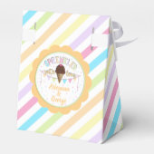 Bestrooid met liefde Baby Sprinkle Tent Favor Box Bedankdoosjes (Achterkant)