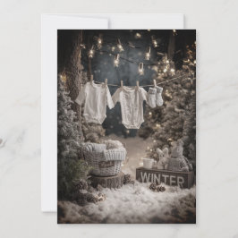 Bestrooid met Sneeuw | Bevroren Gelukzaligheid Kaart