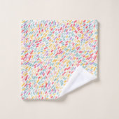 Bestrooiingspatroon van zoet Snoep Bad Handdoek (Wasdoekje)