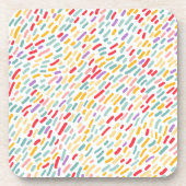 Bestrooiingspatroon van zoet Snoep Bier Onderzetter (Voorkant)