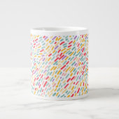 Bestrooiingspatroon van zoet Snoep Grote Koffiekop (Voorkant)